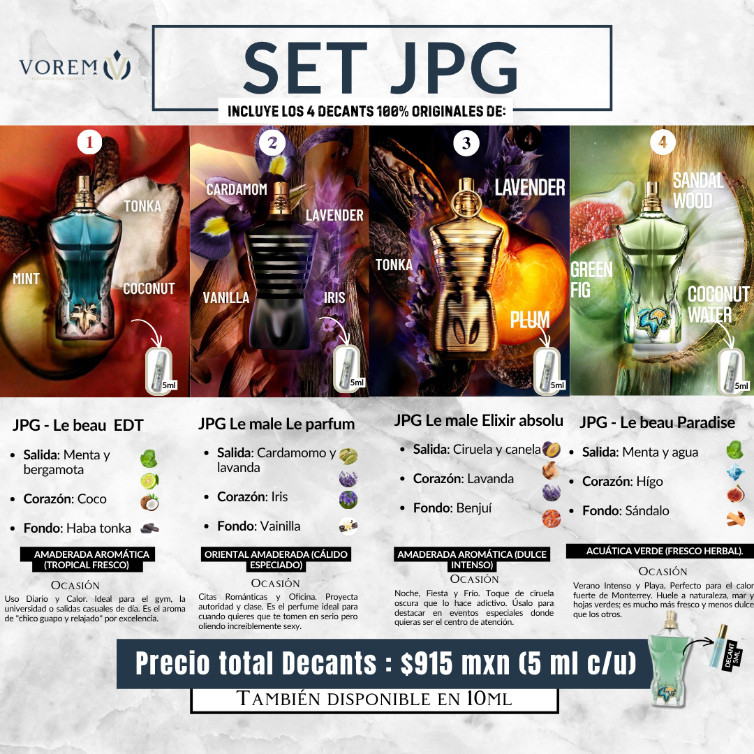 Set JPG Le Male selection