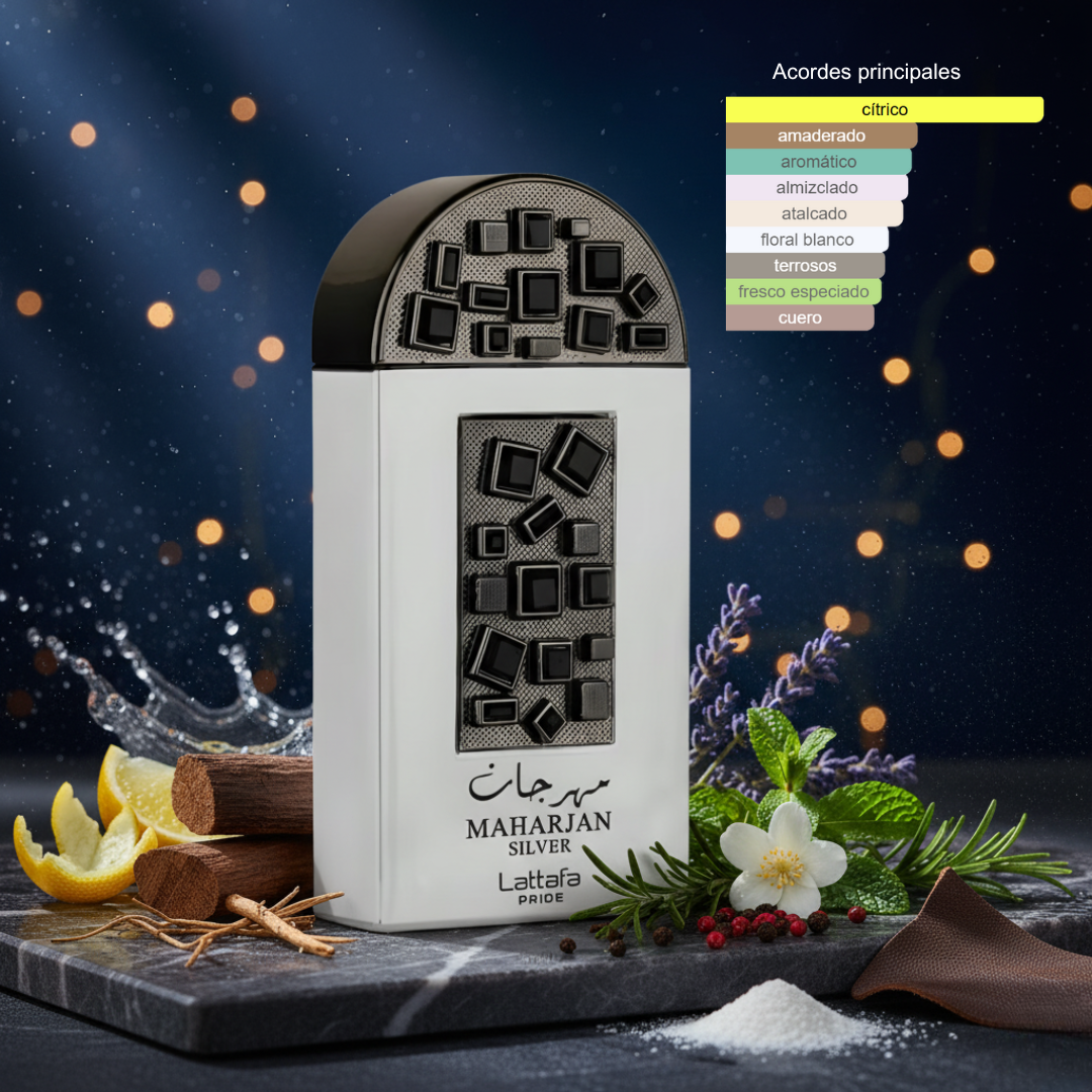 Lattafa Maharjan Silver Eau de Parfum