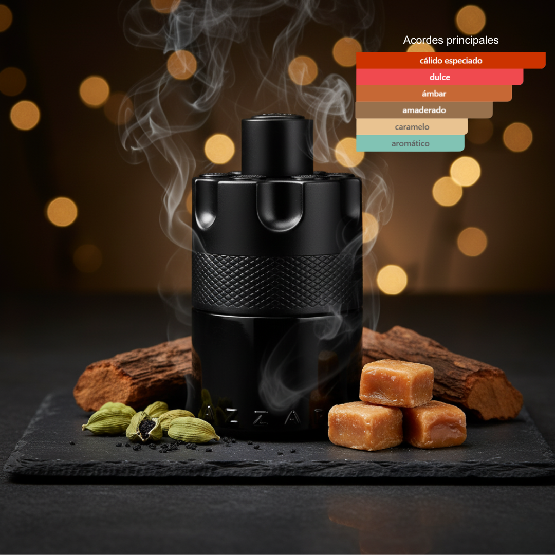 The Most Wanted de Azzaro fragancia de la familia olfativa oriental especiada para hombres