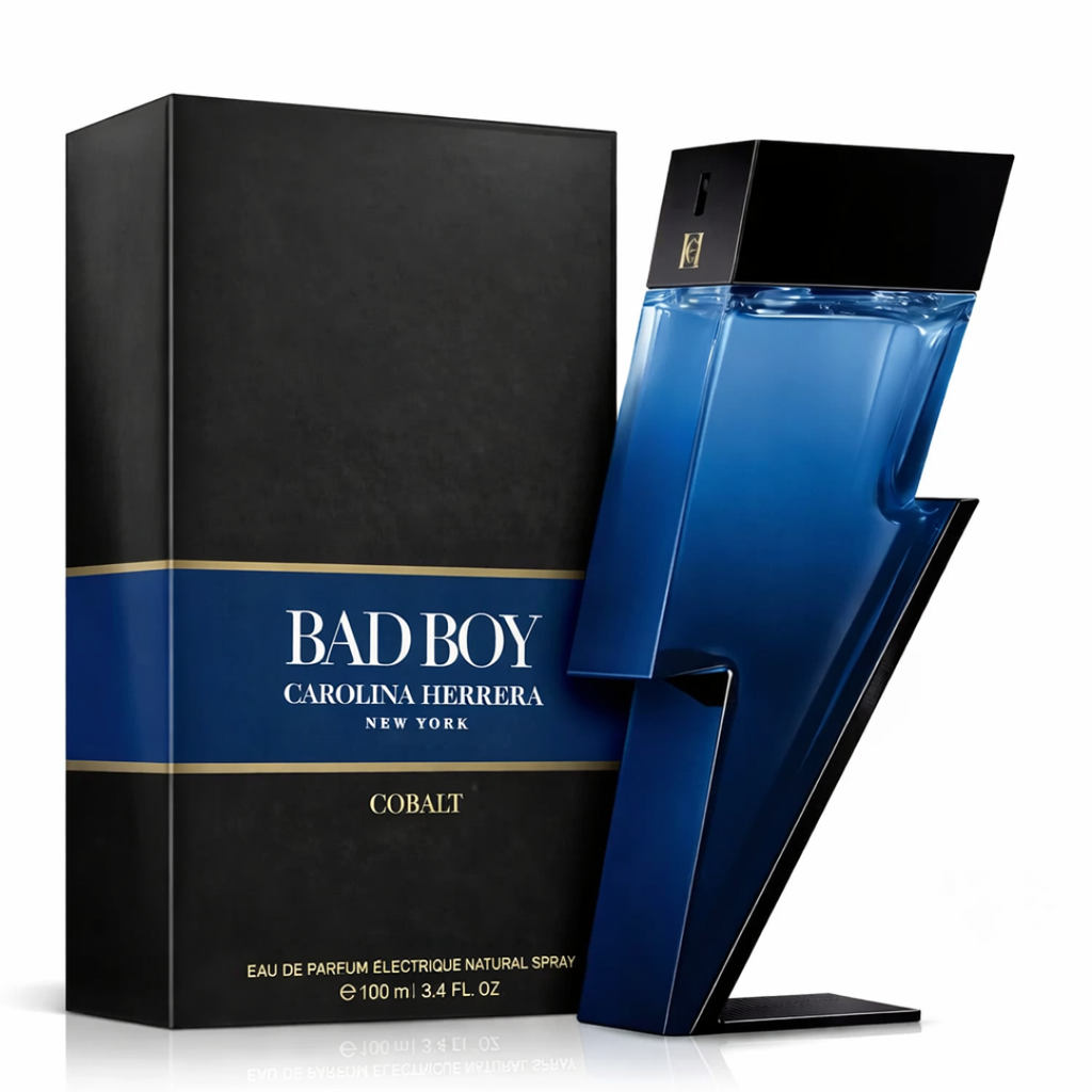 Perfume Bad Boy Cobalt Parfum Electrique botella con caja original