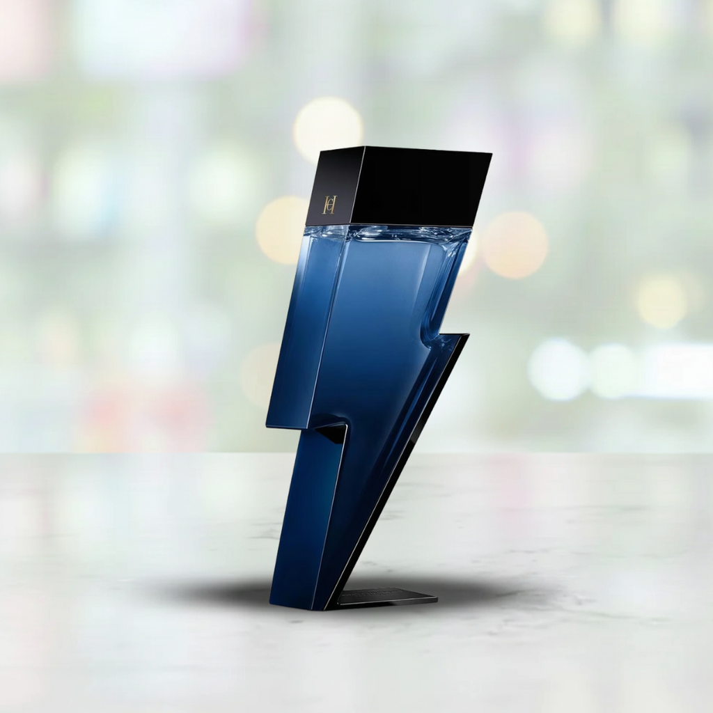 Perfume Bad Boy Cobalt Parfum Electrique botella fragancia amaderada aromática para hombres