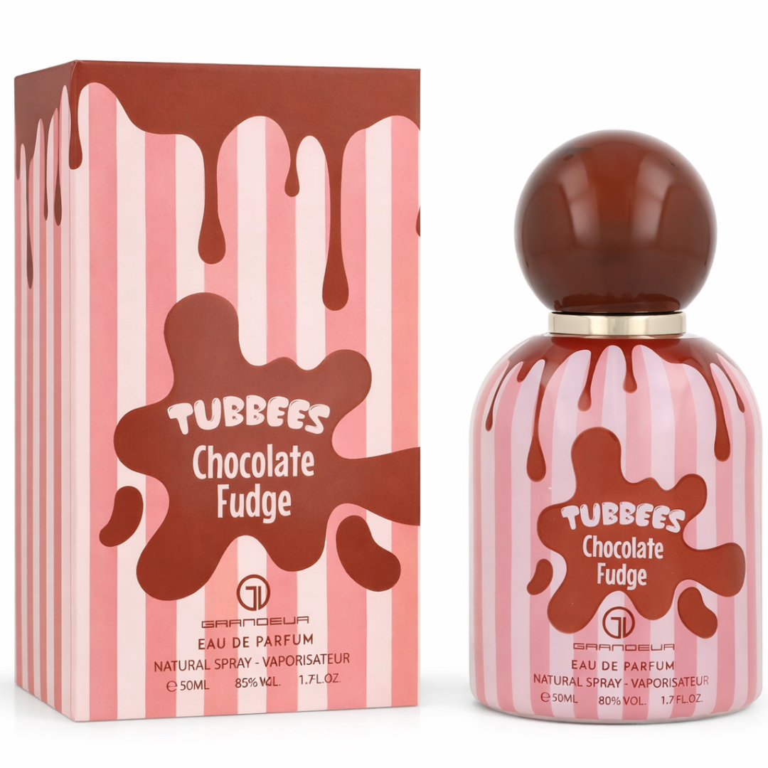 Perfume Chocolate Fudge de Tubbees botella con caja original