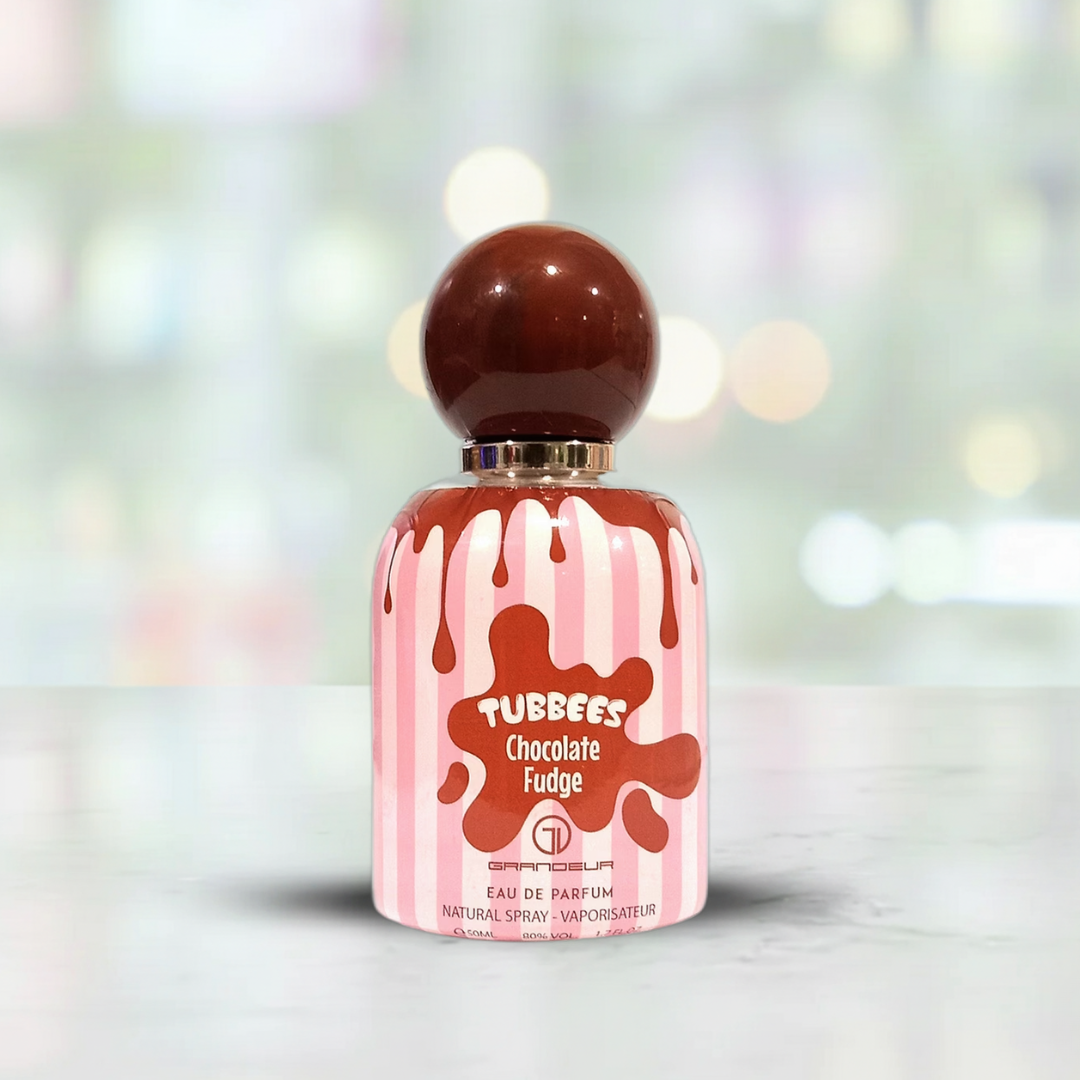 Perfume Chocolate Fudge de Tubbees botella fragancia unisex gourmand