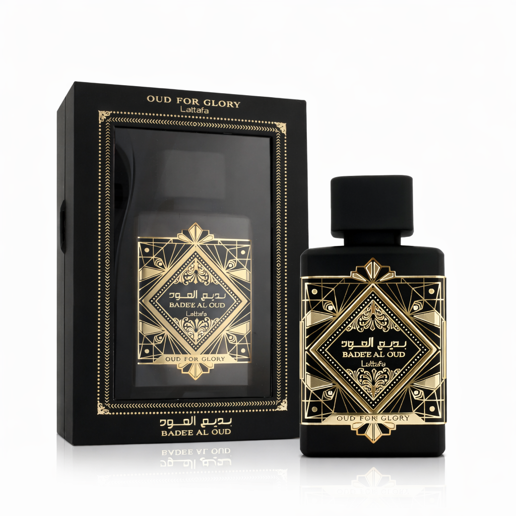 Lattafa Bade’e Al Oud For Glory EDP botella original con caja