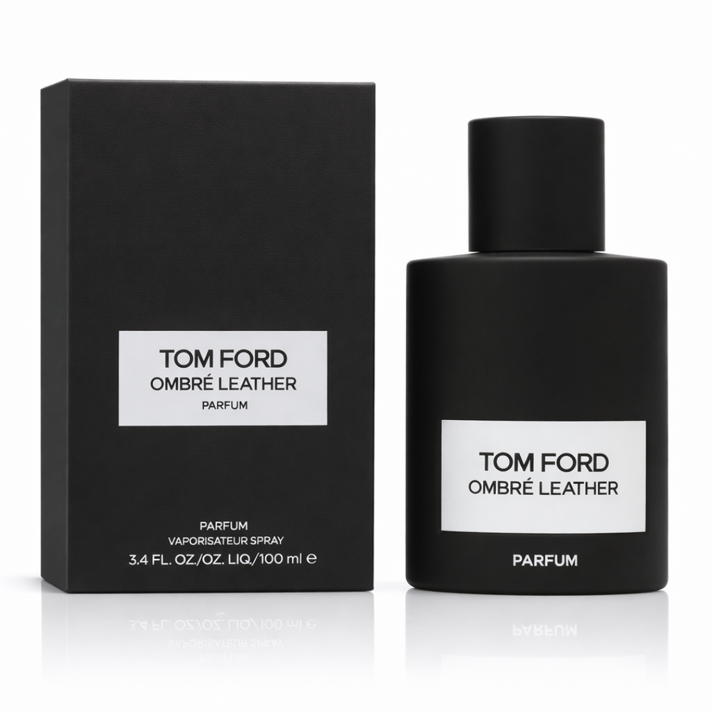 Perfume Ombré Leather Parfum de Tom Ford botella con caja original