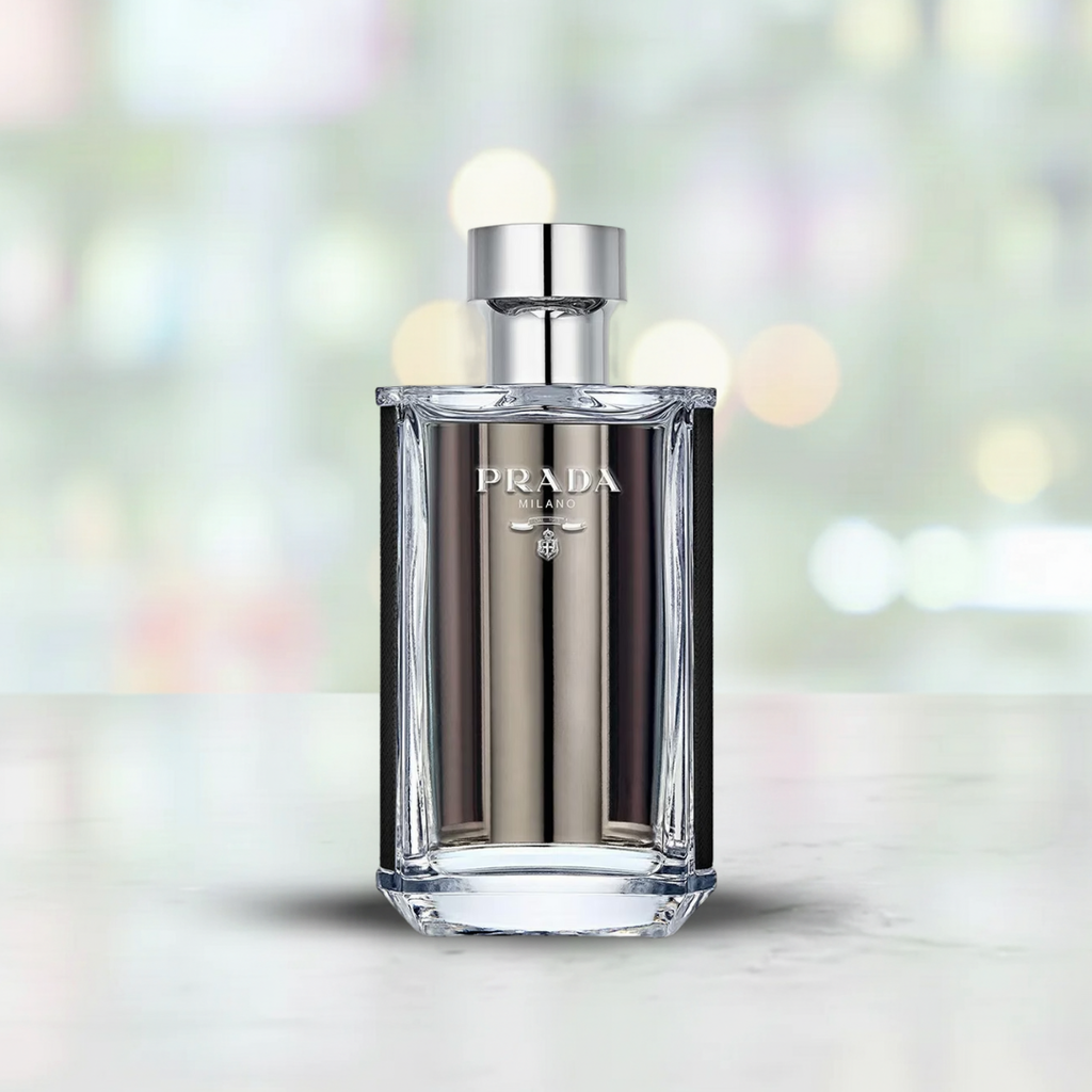 Perfume Prada L'Homme de Prada botella fragancia amaderada chipre para hombres