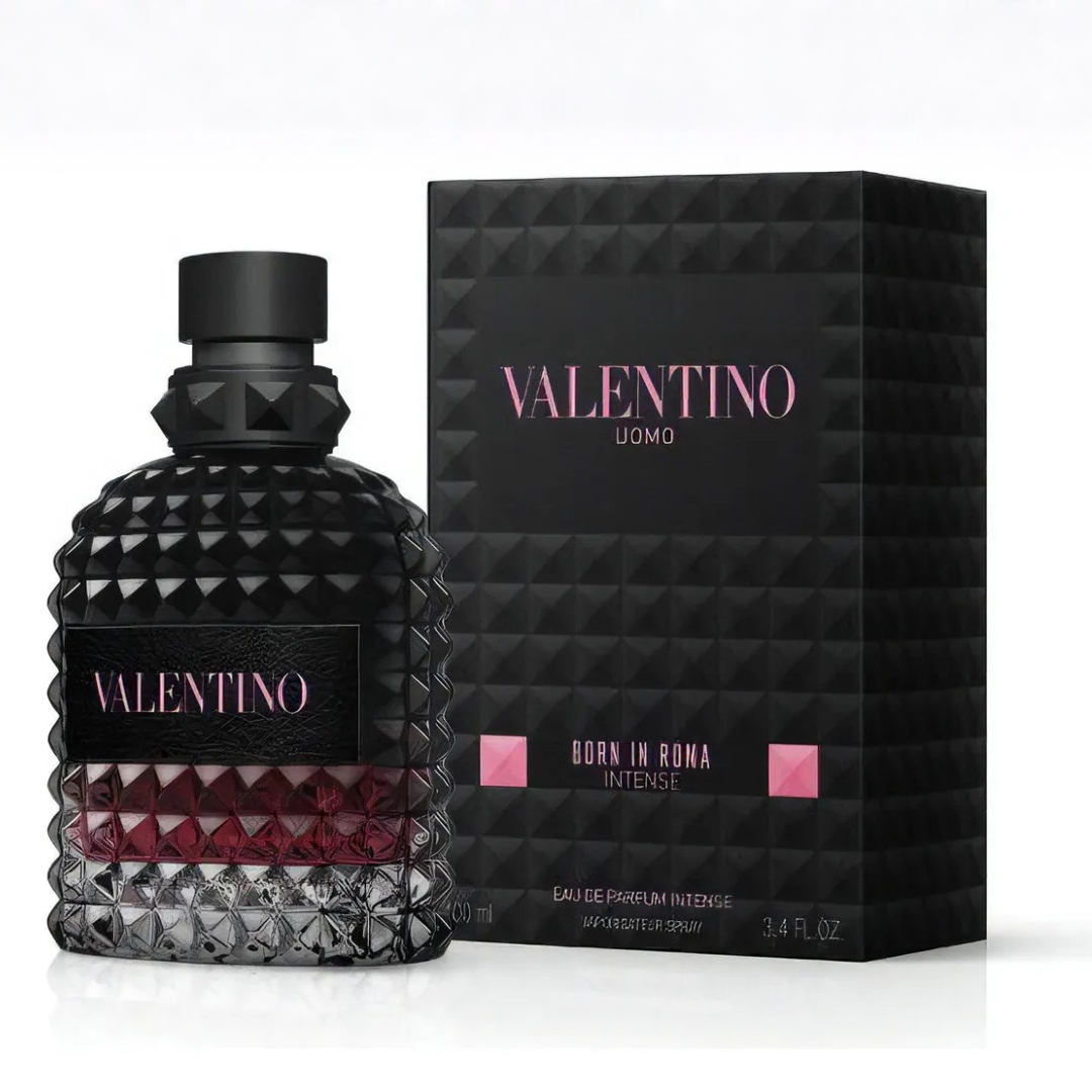 Perfume Valentino Uomo Born In Roma Intense de Valentino botella con caja original